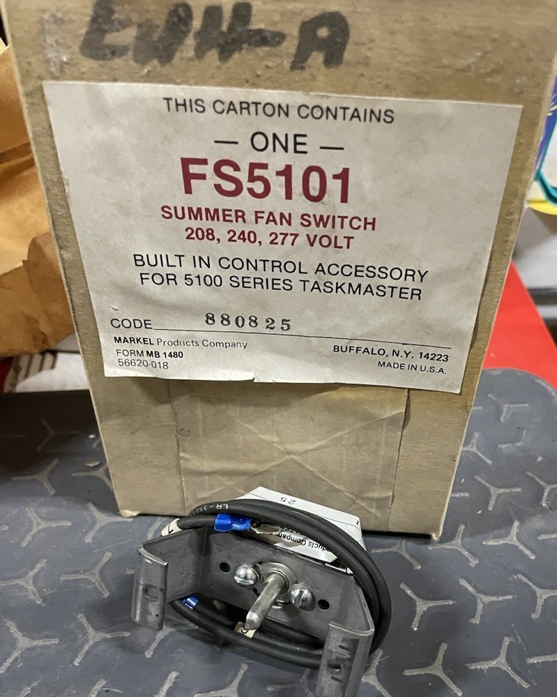 Markel Taskmaster Line Voltage Summer Fan Switch F85101