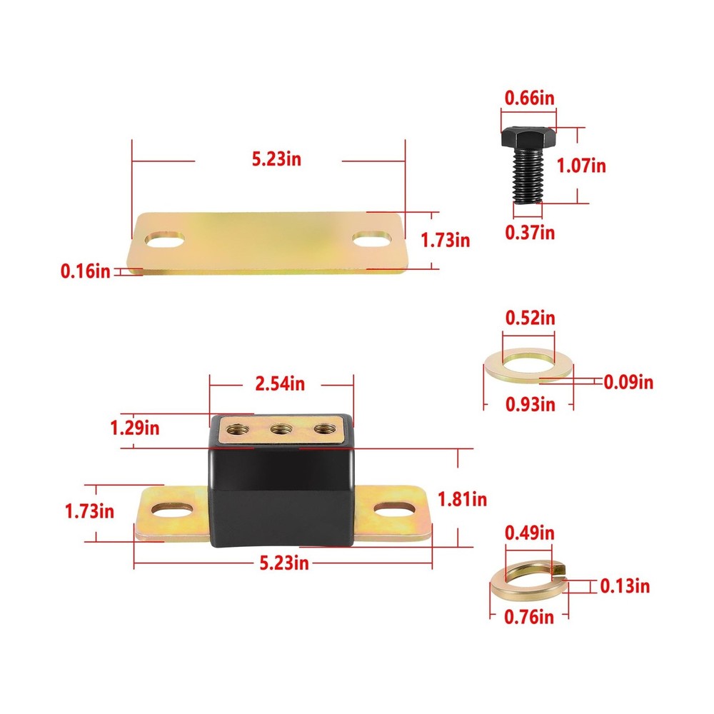 3.1108G General Transmission Mount Performance Polyurethane Mounts Bracket Se...