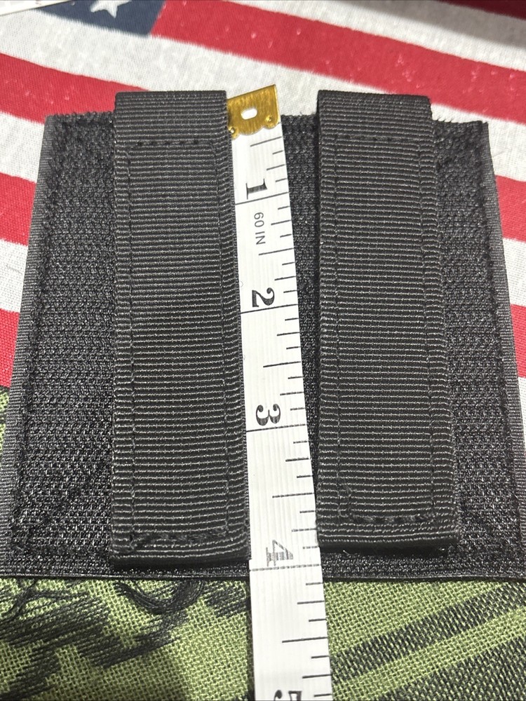 2 Pk. Patch Panel Loop Front Hook Back And Molle Straps Panel for Patches 4x4”