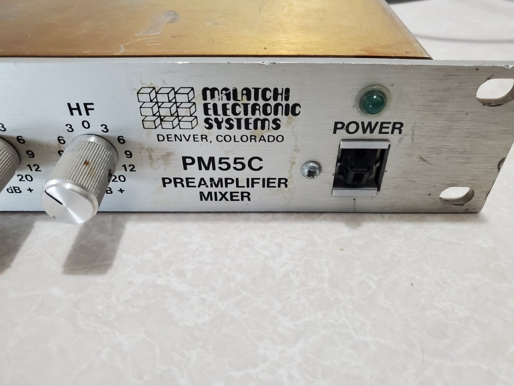 Vintage Malatchi Electronic Systems PM55C Preamplifier Mixer- **PLEASE READ**