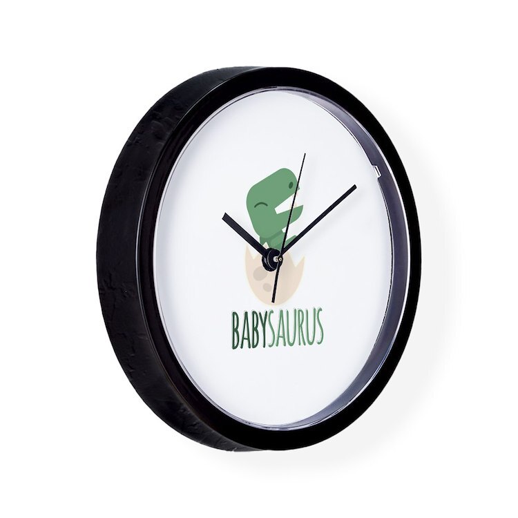 CafePress Babysaurus 10" Wall Clock (1835689691)