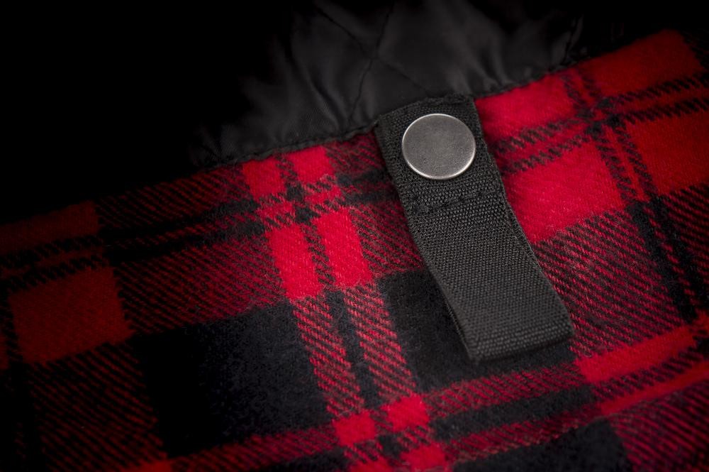 MARKSMAN FLANNEL BLACK/RED SM