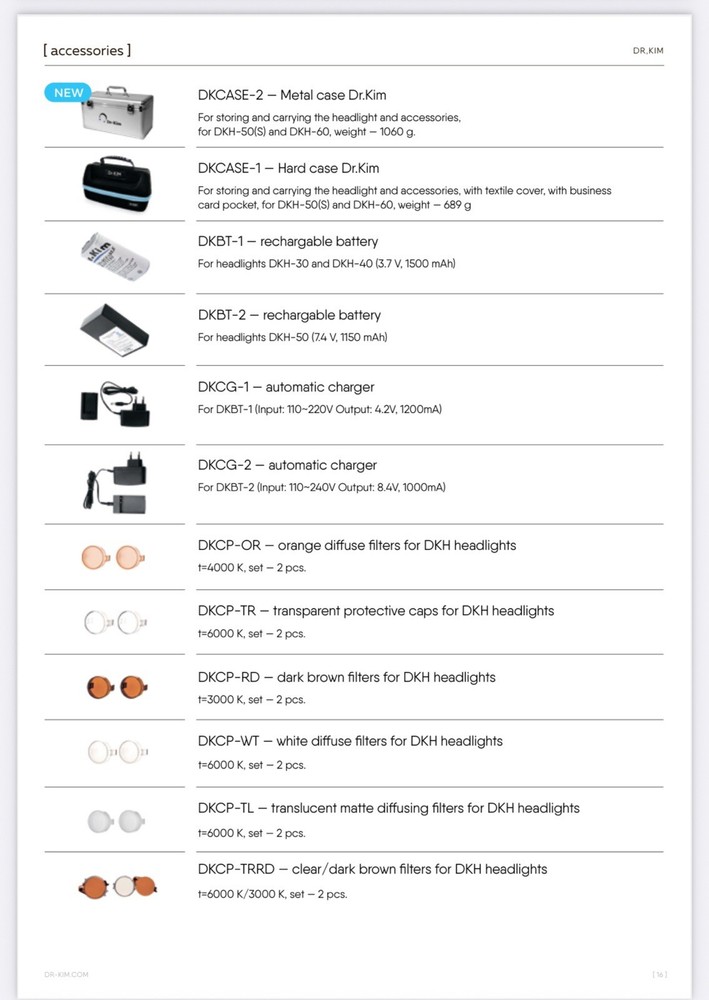 Dr. Kim S. LED Headlight DKH-50S (Sensor) Original (Headlight + 2Batteries)