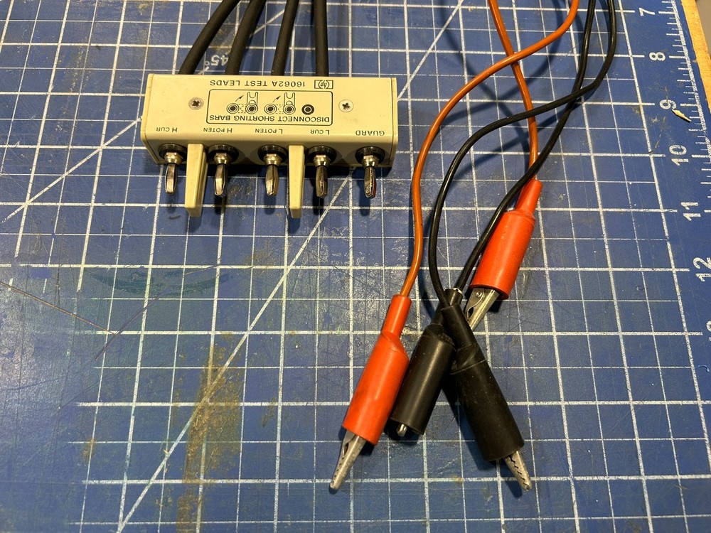 HP 16062A 4 Wire Test Lead Set - Used and in working condition