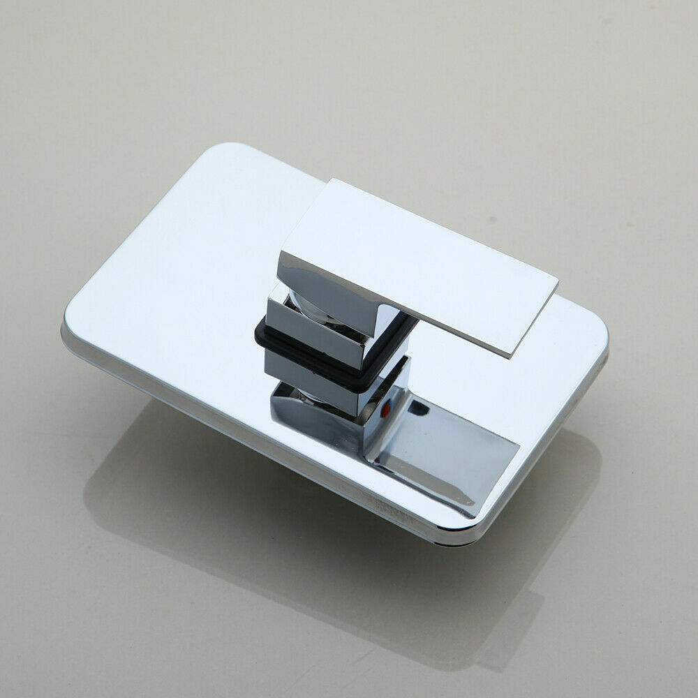 Chrome Wall Mount One Handle Solid Brass Shower Mixer Faucet Control Valve