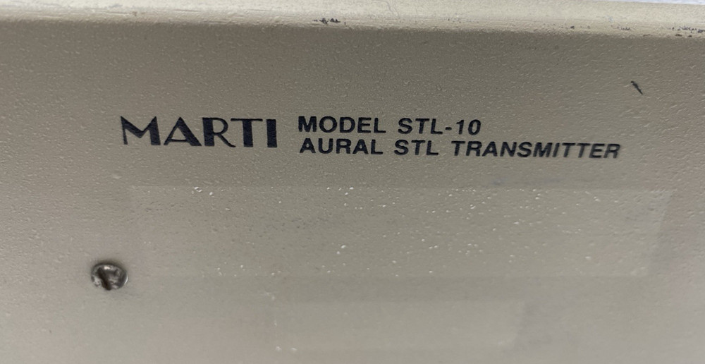 Marti Model Stl-10 Aural Stl Transmitter