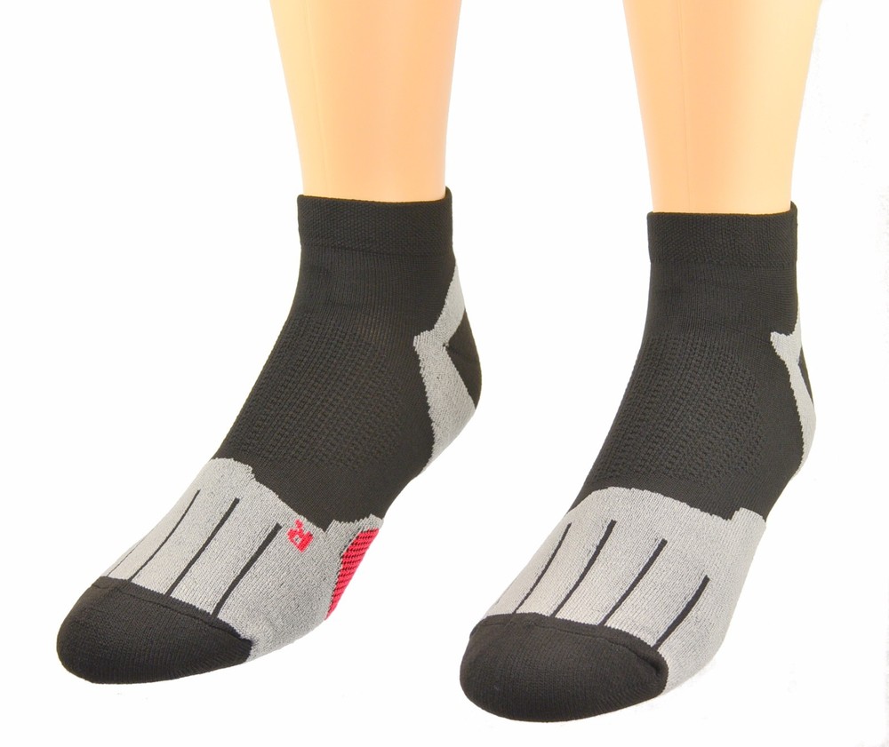 Sierra Socks CoolMax Men & Women's Athletic Performance Cushioned Low Cut Socks