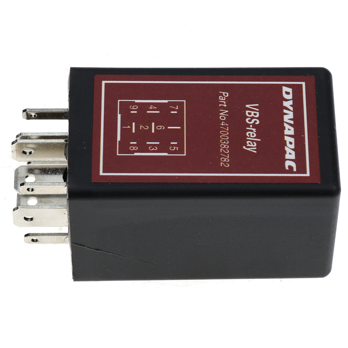 9 Pins 4700382782 Roller Grader VBS Relay For Dynapac CC422 CC522 CC622 382782