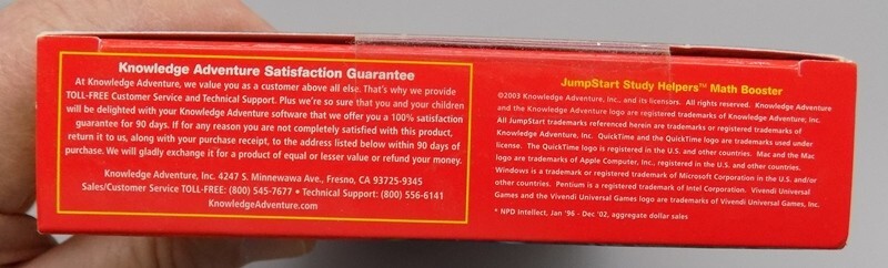 Jump Start PC Math Booster Study Helpers Sealed Knowledge Adventure New CD