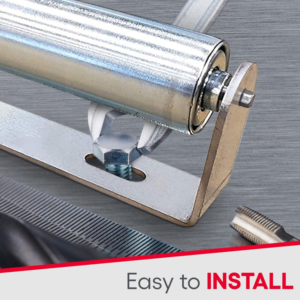Heavy Duty Galvanized Steel Rollers Bracket Set Conveyor Sytem Ideal Expanding