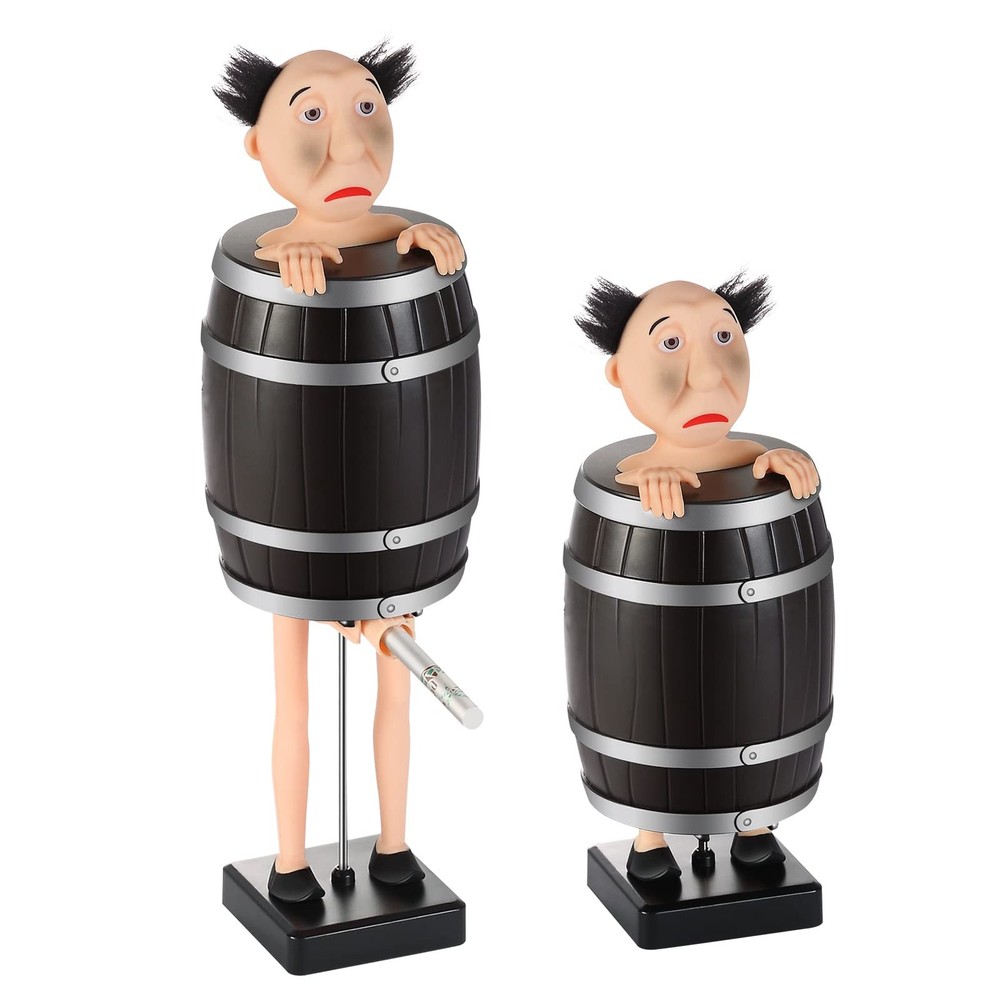 Funny Prank Cigarette Dispenser Automatic Bounce Case Old Man Barrel Decor Gift