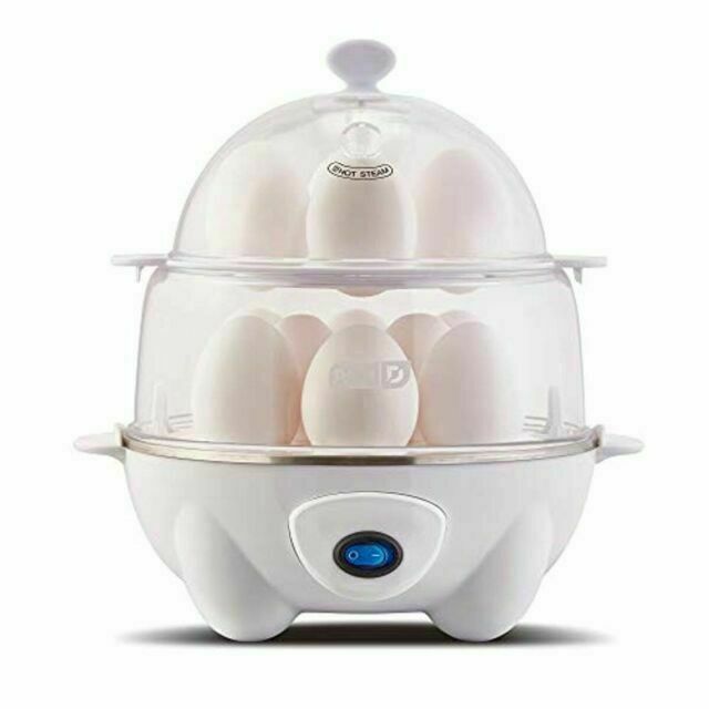 Dash Deluxe DEC012WH 12 Eggs Rapid Cooker - White