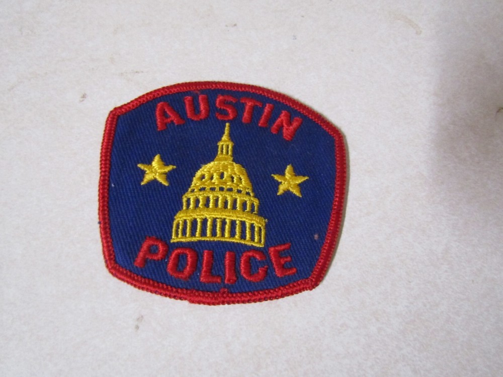 PATCH LAW ENFORCEMENT POLICE AUSTIN TEXAS OLDER