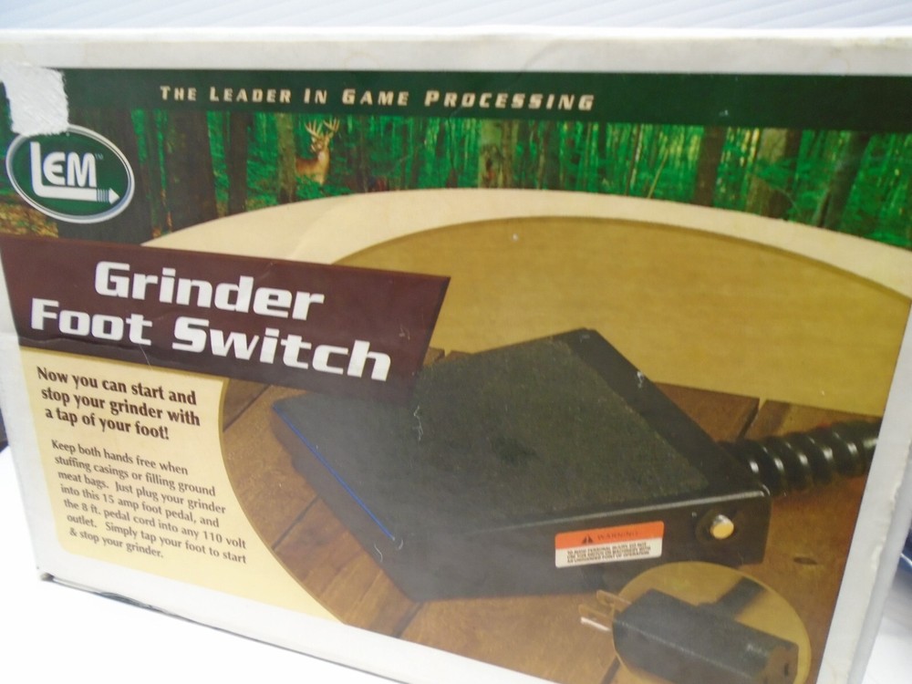 LEM Grinder Foot Switch NEW Sealed