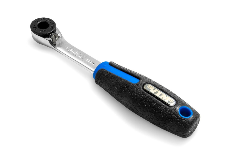 VIM 1/4 Hex Micro Bit Ratchet with Handle - Reversible 1/4" for Torx Bits HBR4