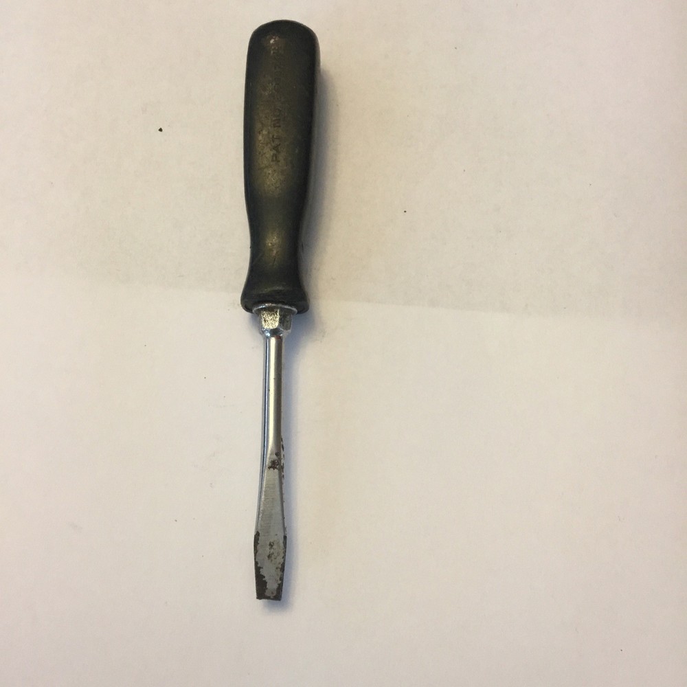 Snap-on Tools USA Flat Tip Slotted Screwdriver Hard Black Handle SSD2 Used