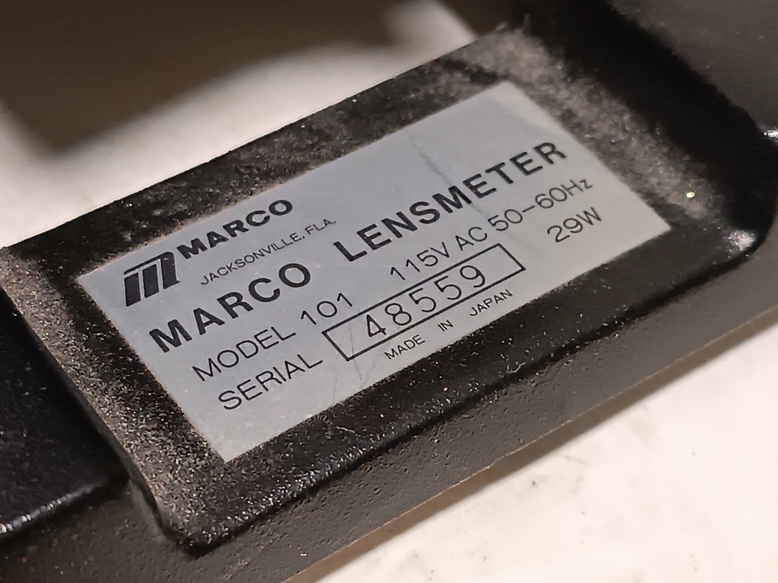 Marco Lensmeter LM101 Compact Manual Lensmeter 100VAC LED Illumination