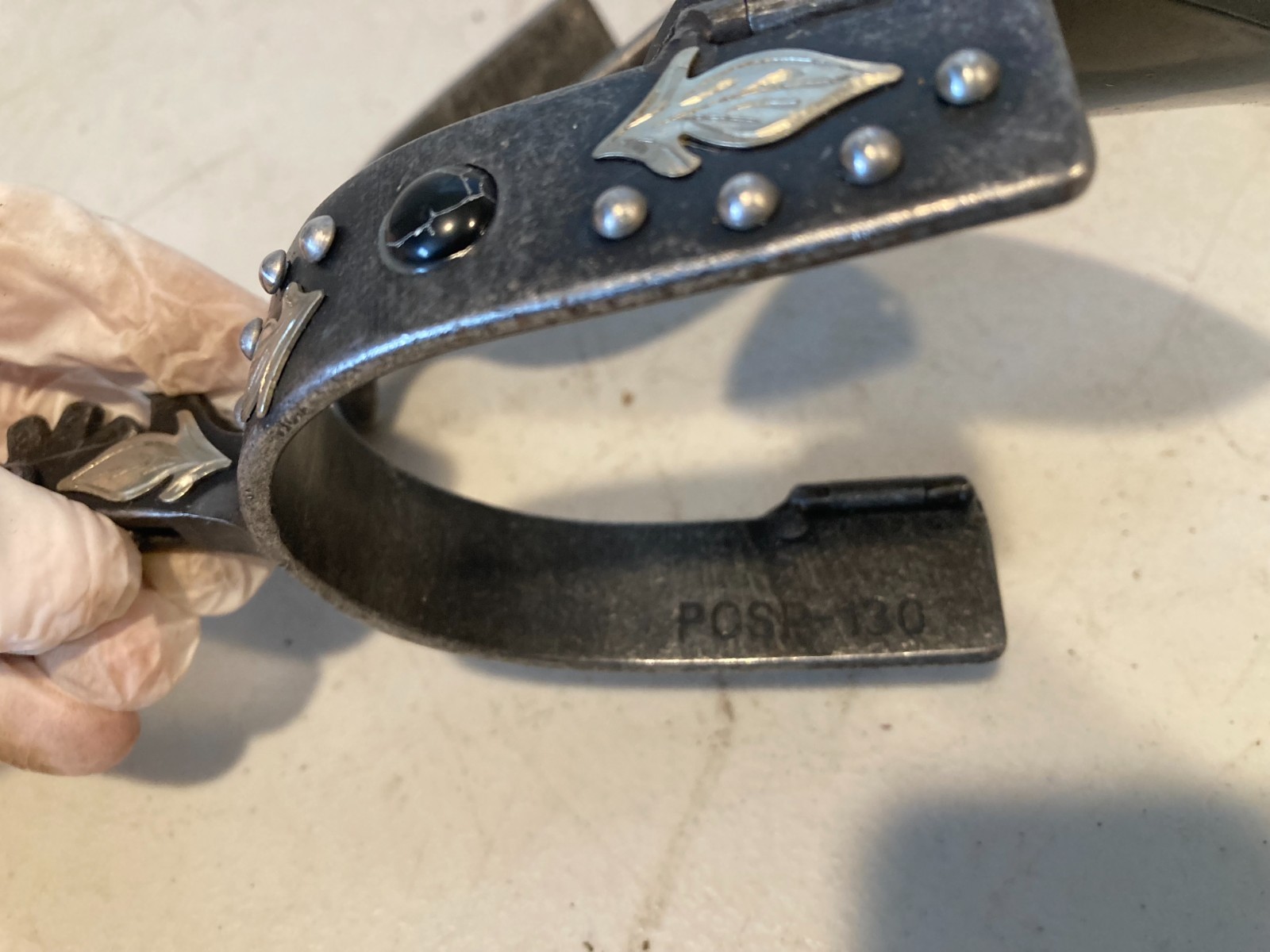 Professional's Choice Lady Floral Silver Mounted Western Show Spurs ~ PCSP-130