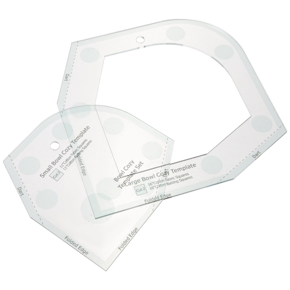 Bowl Cozy Pattern Template Templates Sewing Patchwork Ruler