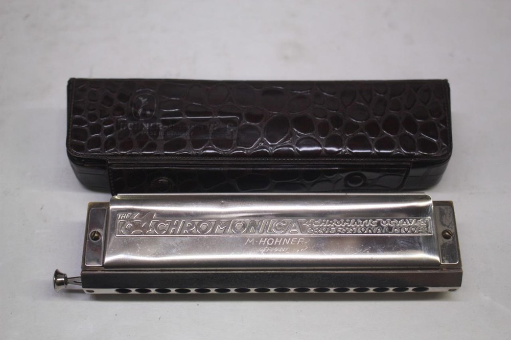 M.Hohner The 64 Chromonica 4 Chromatic Octaves Professional Model #C Harmonica