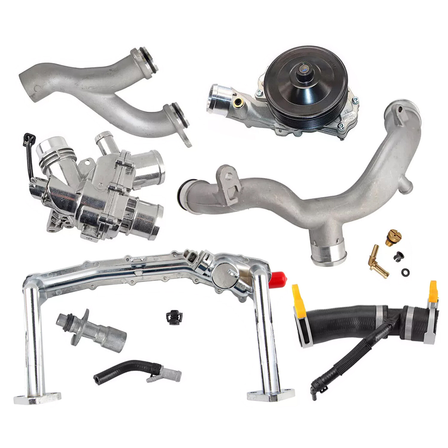 1 Set Cooling System Kit 3.0L V6 Supercharged Engine for Jaguar Land Rover