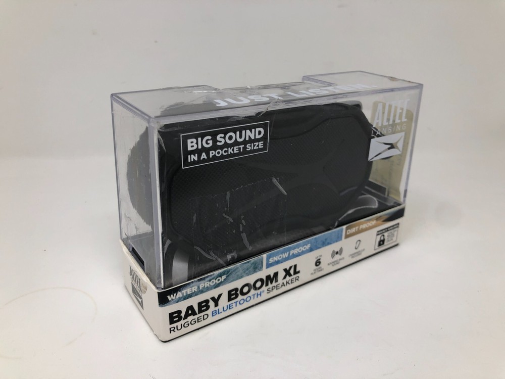 Altec Lansing HydraMini Everything-Proof Wireless Portable Bluetooth Speaker