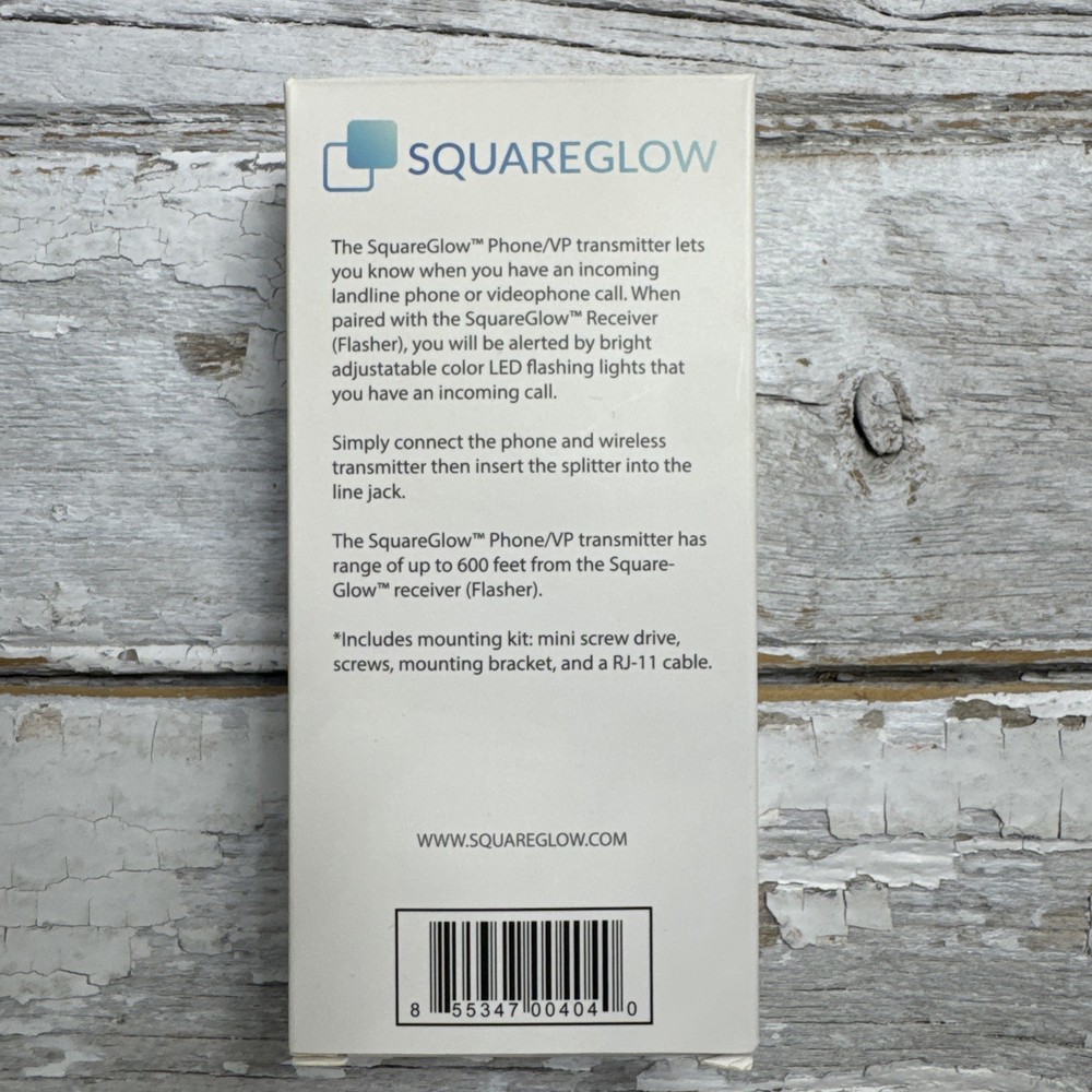 SquareGlow Wireless Doorbell Kit + Sensor HomeKit LED Chime Open Box Unused