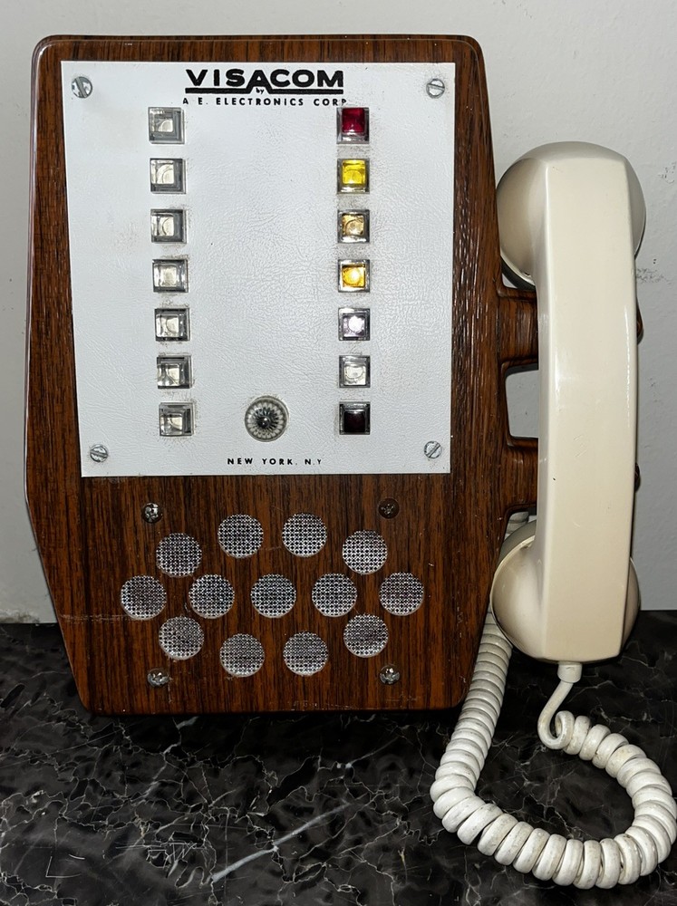Rare! Vintage AE Electronics Corp. (VisaCom) Intercom Phone System..