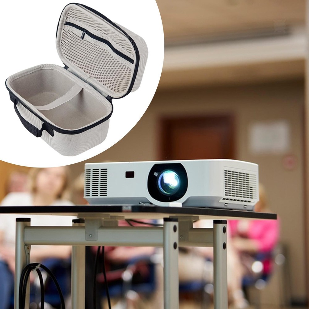 EVA Projector Carrying Case Portable Handle Prevent Scratch Lightweight