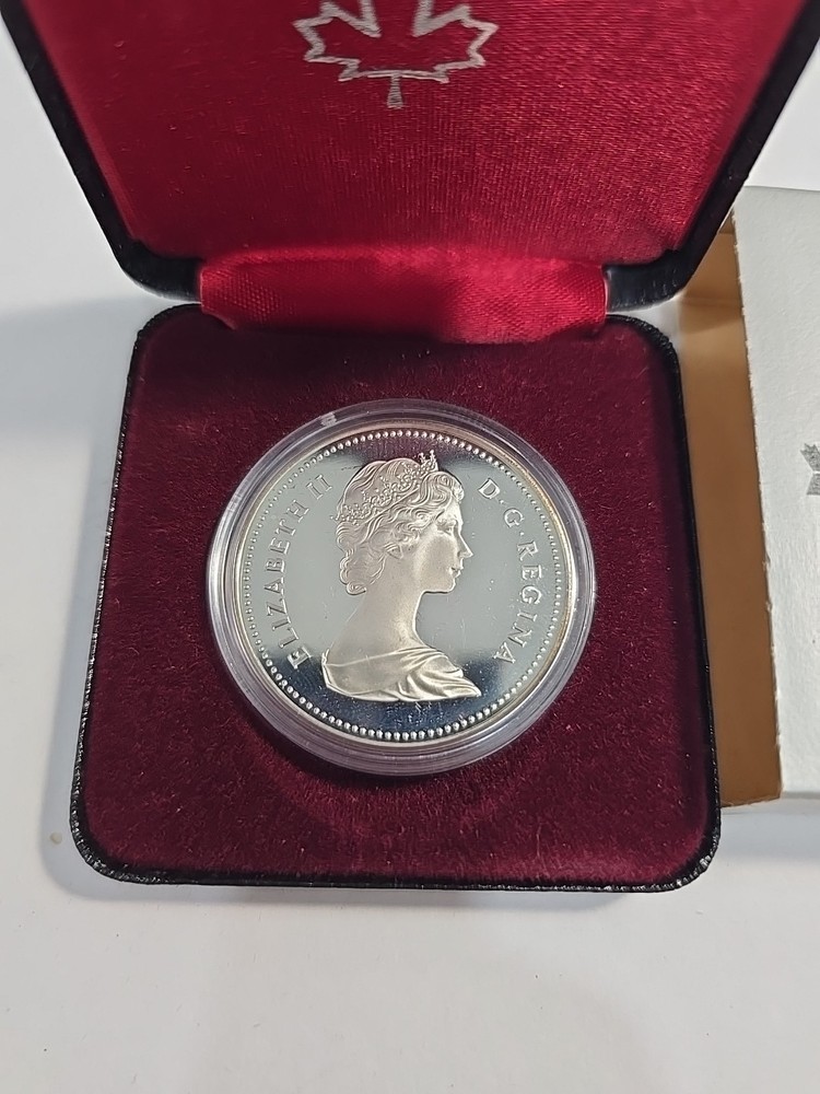 1882-1982 Canada Proof Dollar .500 Silver Regina
