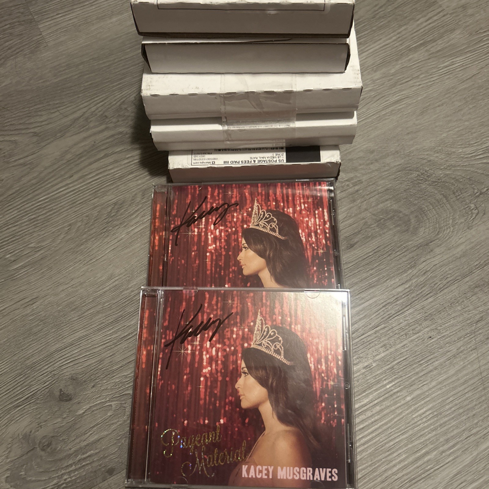 KACEY MUSGRAVES Signed Autograph Auto "Pageant Material" CD