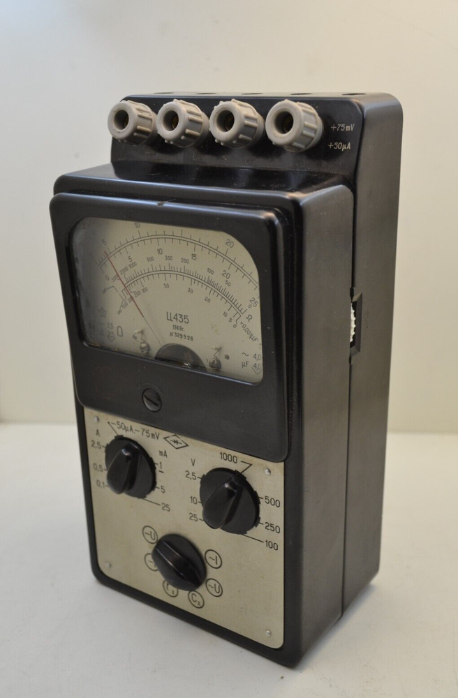 Vintage electrical instrument С435 from 1969 - combined measuring device