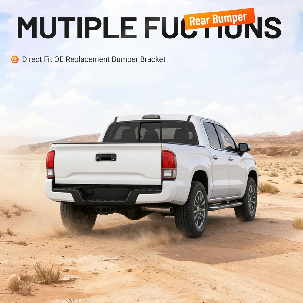 Rear Bumper Outer Extension Insert Bracket Compatible with 2016-2023 Toyota T...
