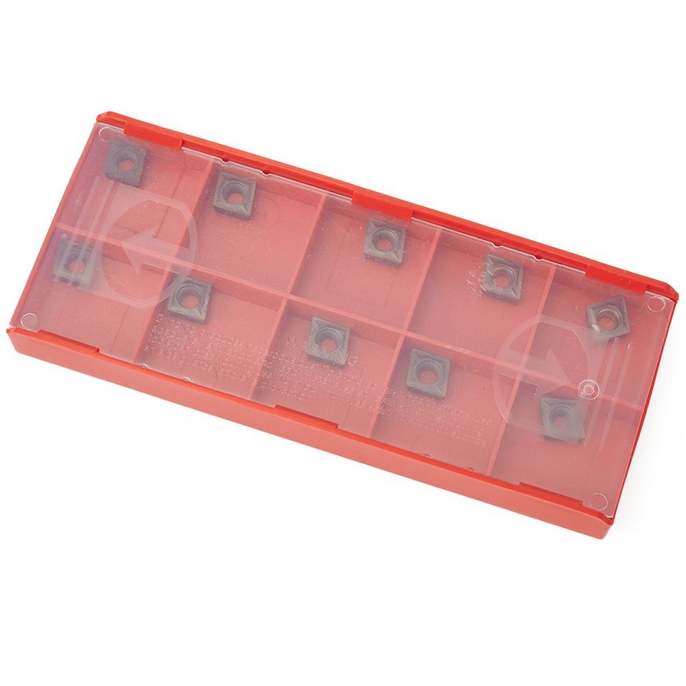 10pcs CCMT060204 Lathe Boring Bar Carbide Inserts Turning Tool Holder Accessory