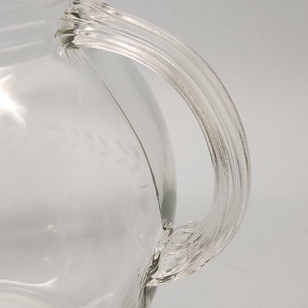 Anchor Hocking Laurel Gray Cut Glass Pitcher (96 oz)