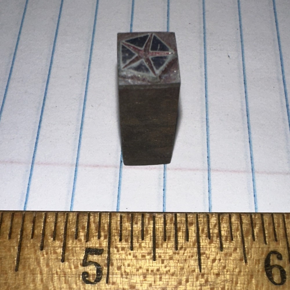 Printing Block ( Chrysler Logo ) Small Dingbat