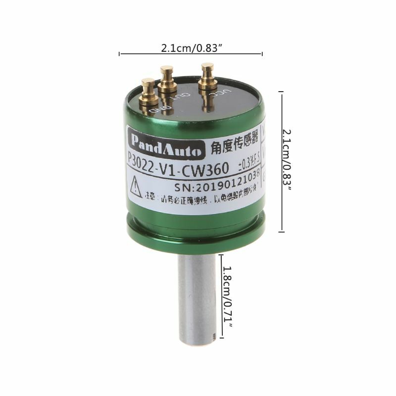 Angle Sensor Hall Effect Potentiometer Analog Transducer Rotation Displacement