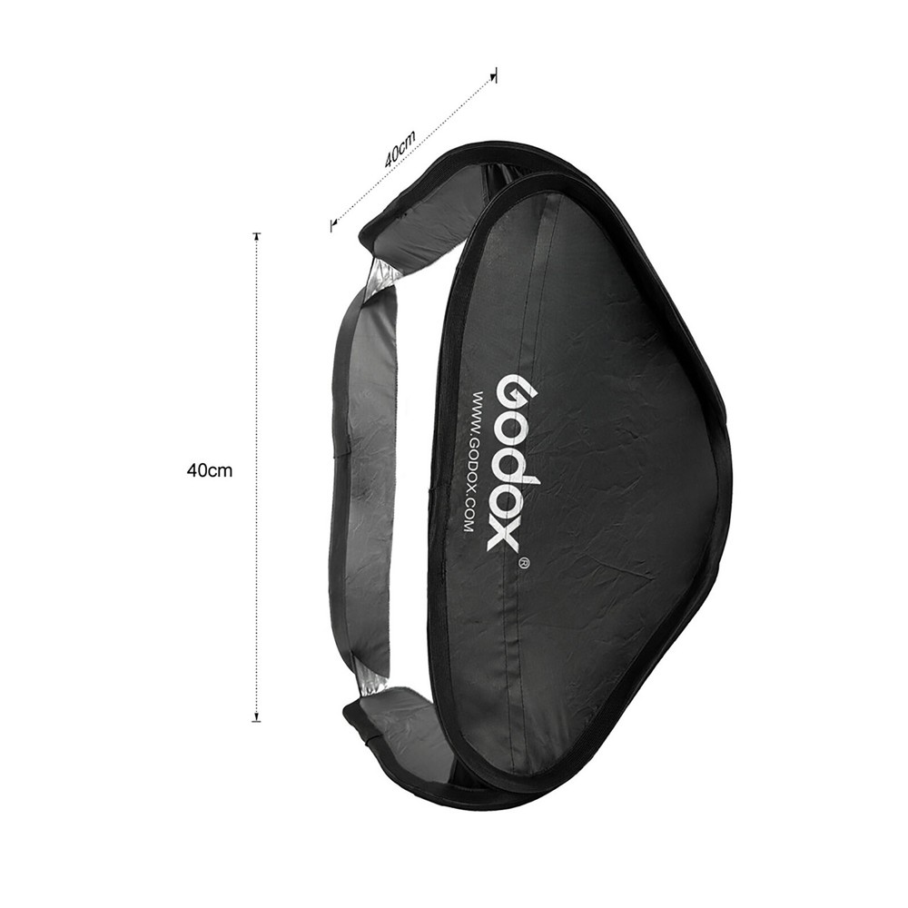 Godox 40 * 40cm / 15" * 15" Softbox Diffuser with S-type Bracket Bowens C9M4