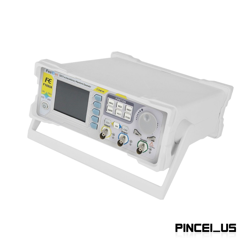 FY6900-100M 100MHz Function Arbitrary Waveform Signal Generator DDS 2-CH Counter