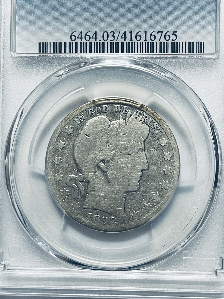1892-S Barber Half Dollar PCGS AG03