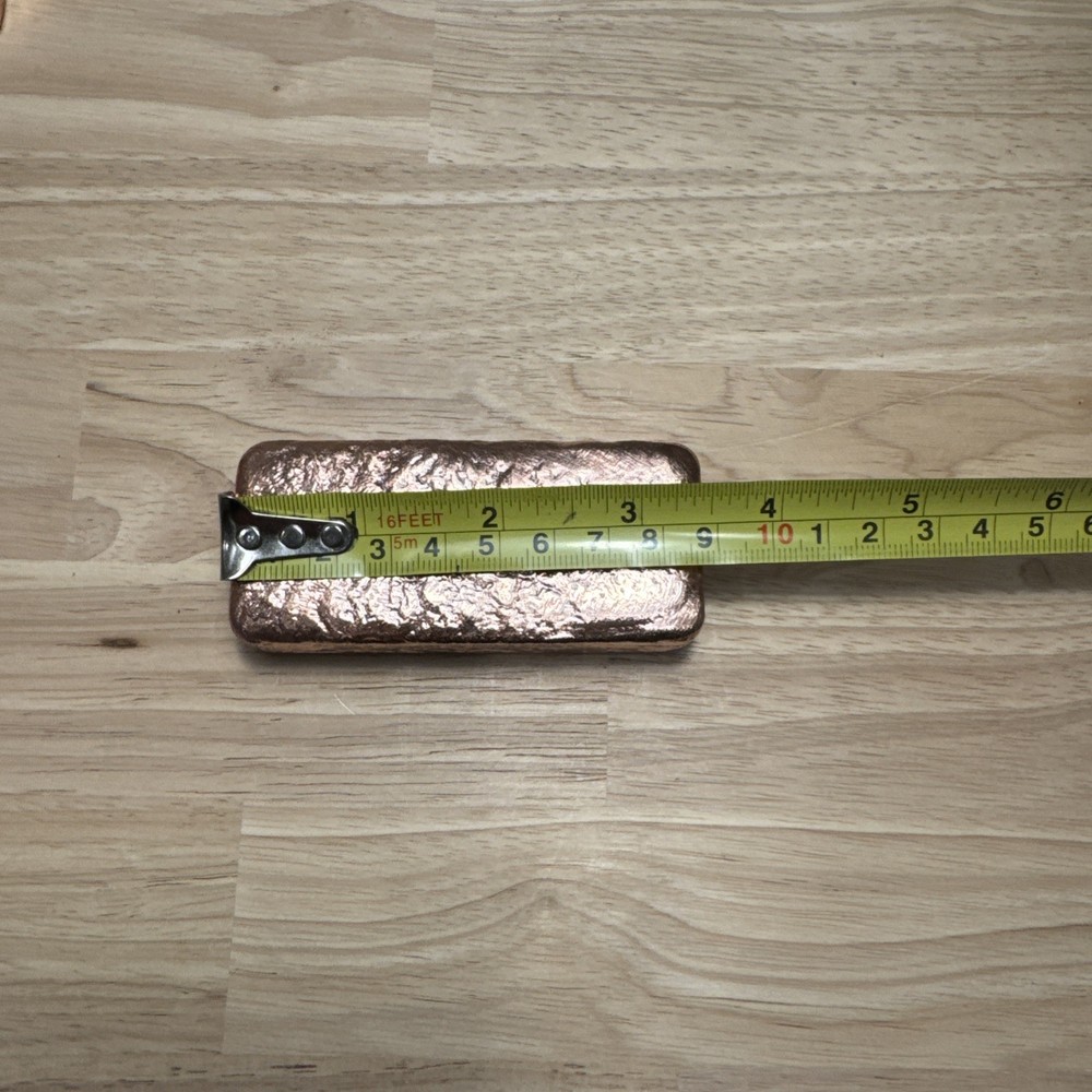 1.2 lb+ Hand Poured Copper Bar