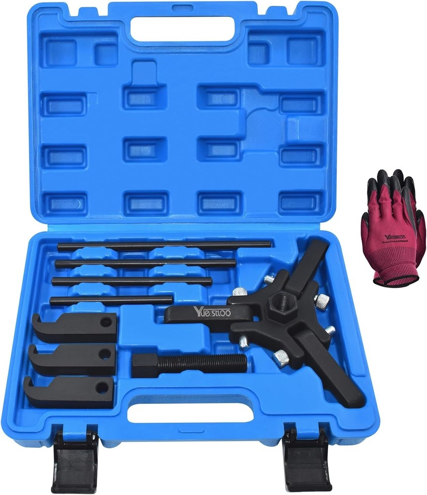 Harmonic Balancer Puller, Damper Pulley Puller Blue Case