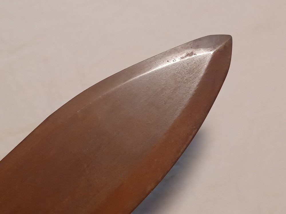 Handmade Early Phillipines Fighting Knife Signed With Sheath