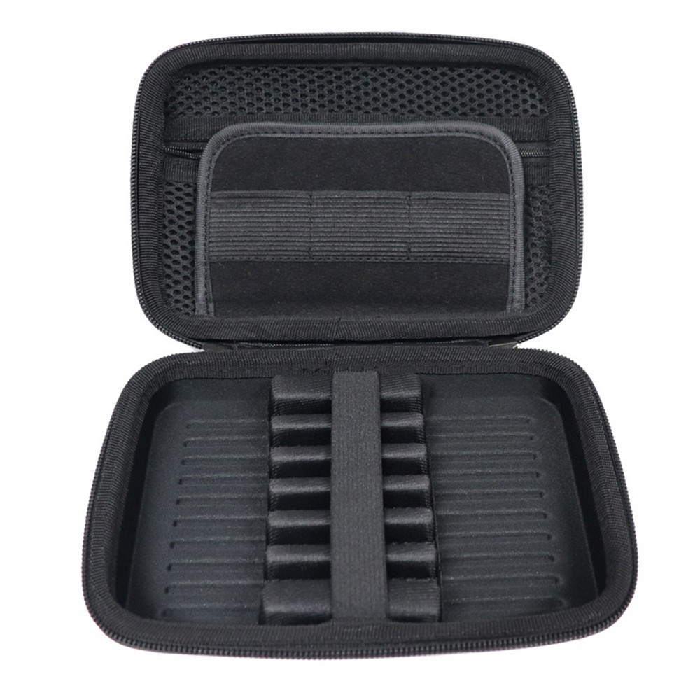Carrying Cases Tip Holder Hard EVA Inner Support Base Tip Holder Mesh Pockets