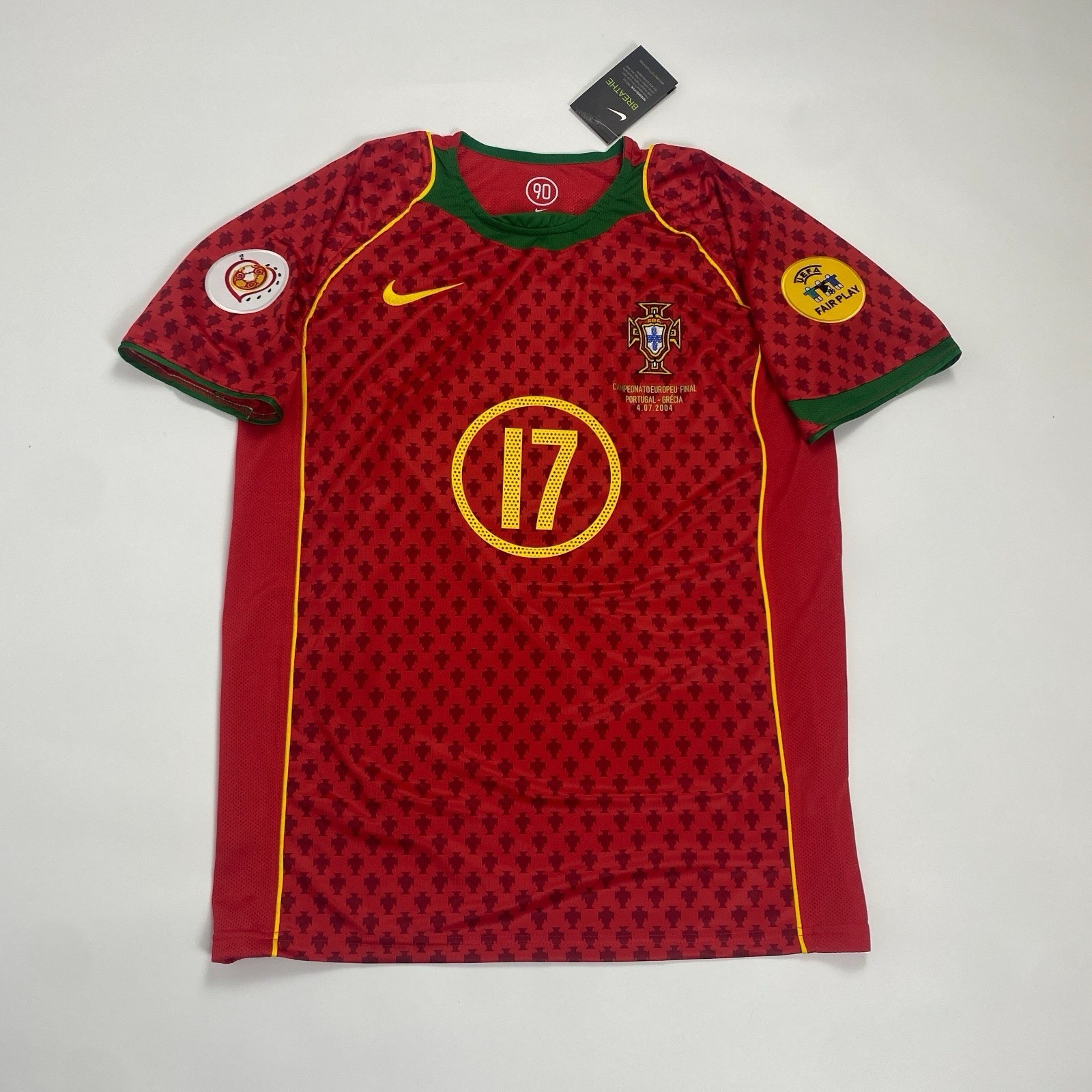Portugal 04 Home Jersey Short Sleeve – Ronaldo #17