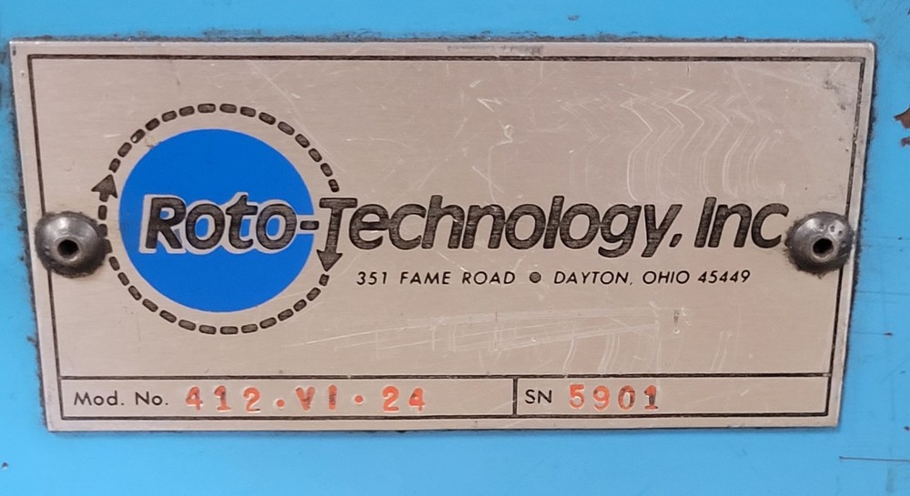Roto-Technology 412-V1-24 - 12" Diameter Variable Speed Magnetic Rotary Table