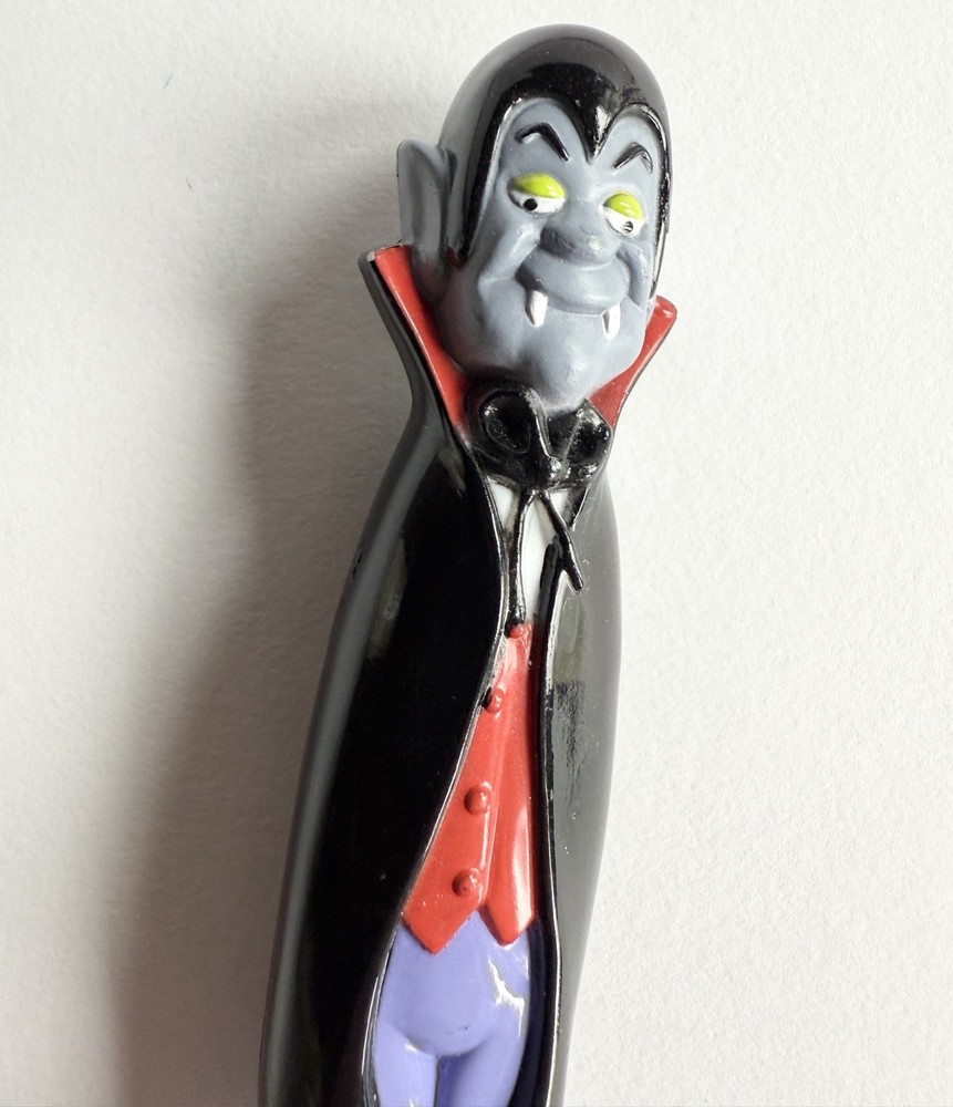 Plastic Dracula Vampire Writing Pen Purple READ DESCRIPTION