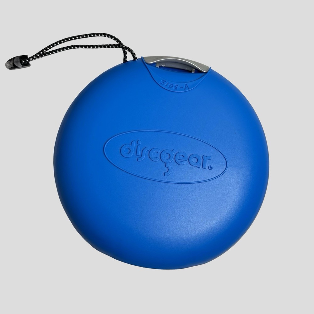 Discgear Selector Discus 20 CD DVD Game Holder Blue Hard Shell Carry Case