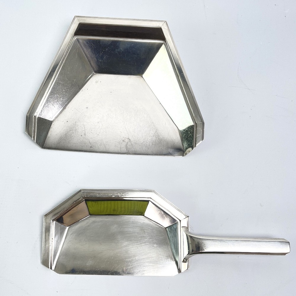 Art Deco Dustpan by B.B Silver Plated Table Dustpan 1930s