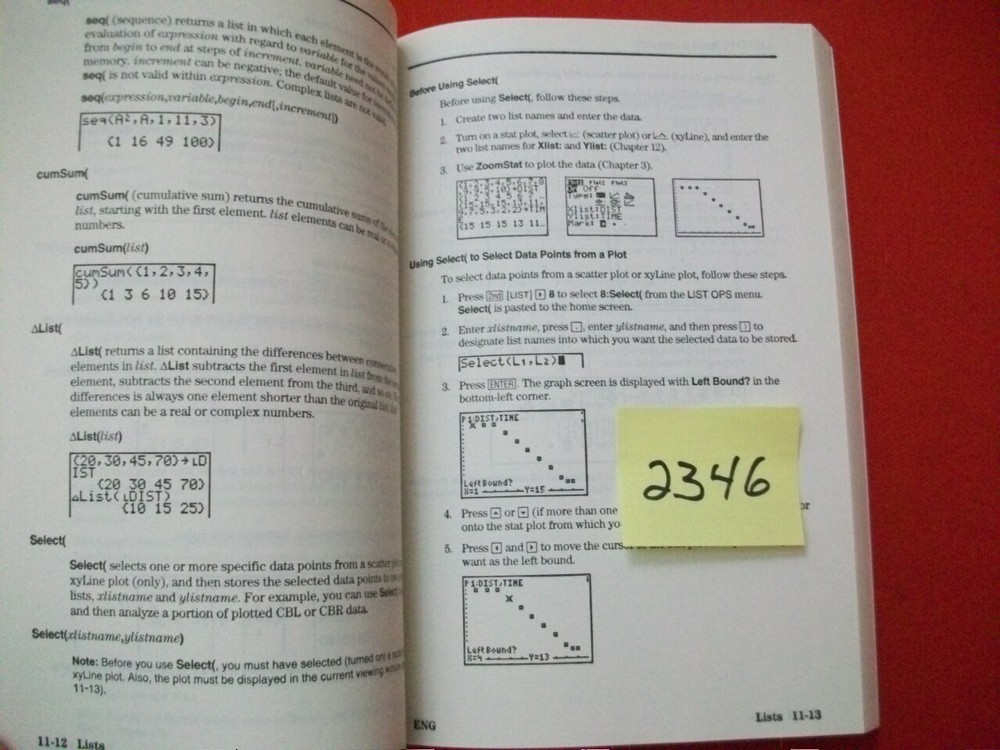 TEXAS INSTRUMENTS TI-83 PLUS GRAPHING CALCULATOR GUIDEBOOK EXCELLENT CONDITION